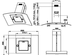 Máy hút mùi đảo Hafele HH-IG90A 539.81.775