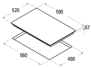 Bếp điện Cata 604 HVI