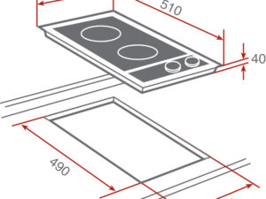 Bếp điện Teka VM/30 2P S/STEEL