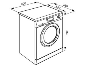 Máy giặt Hafele Smeg LSF147E 536.94.567