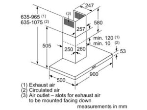 Máy hút mùi Bosch DWB96DM50
