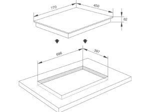 Bếp điện từ Malloca MIR 772