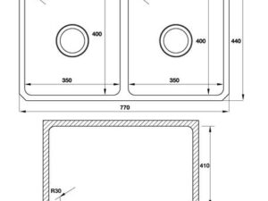 Chậu Rửa Chén Hafele HS19-SSN2S90S 567.23.020